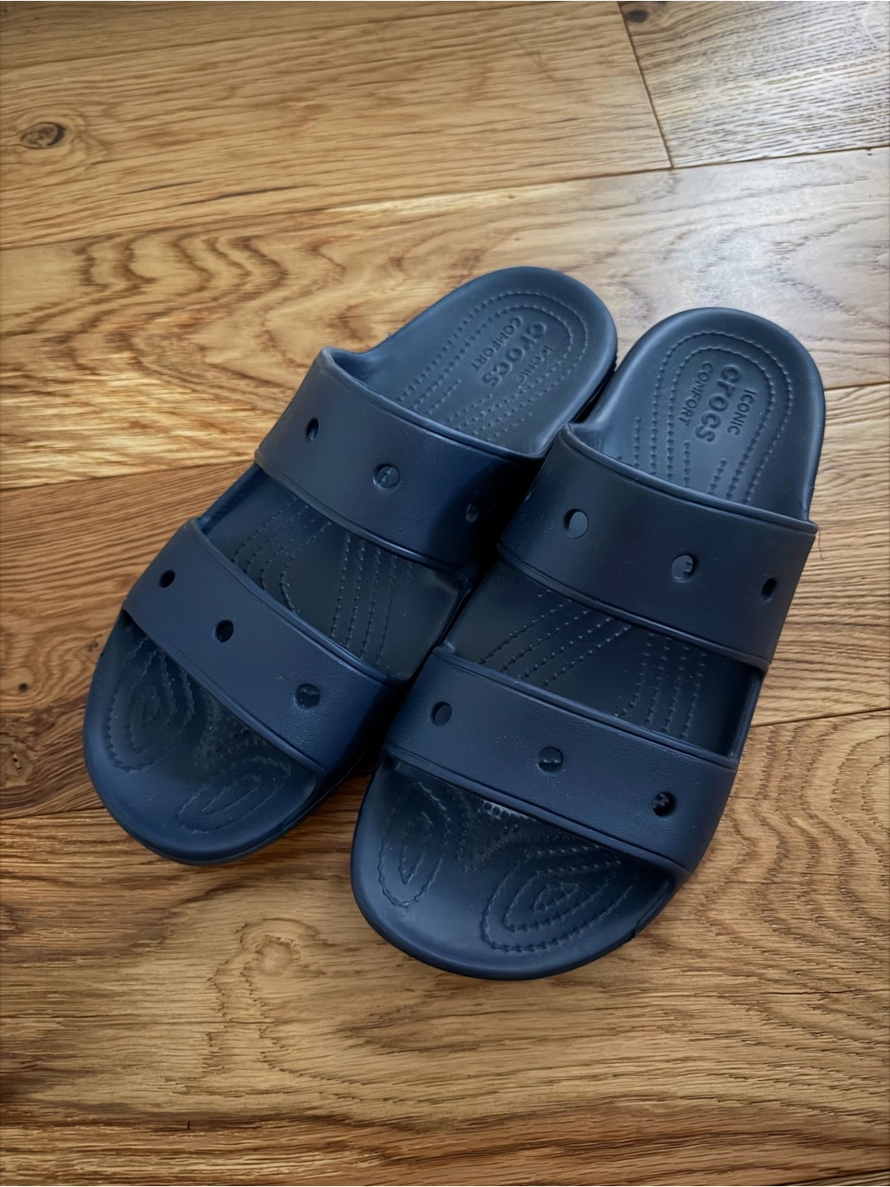 New Crocs Classic Two-Strap Sandals Navy (M10 W12)